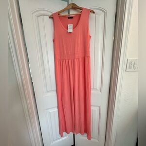NWT Coral One Piece Jumpsuit sleeveless wide leg Romper